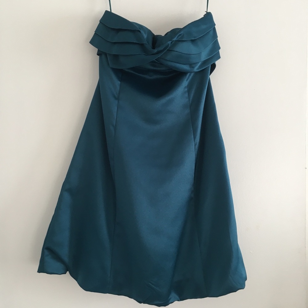 Teal Jessica Simpson party dress